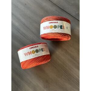 TWO 578yd Cake Whoopee circulo sport Cotton Rust Orange 9957 Ombré Brazil